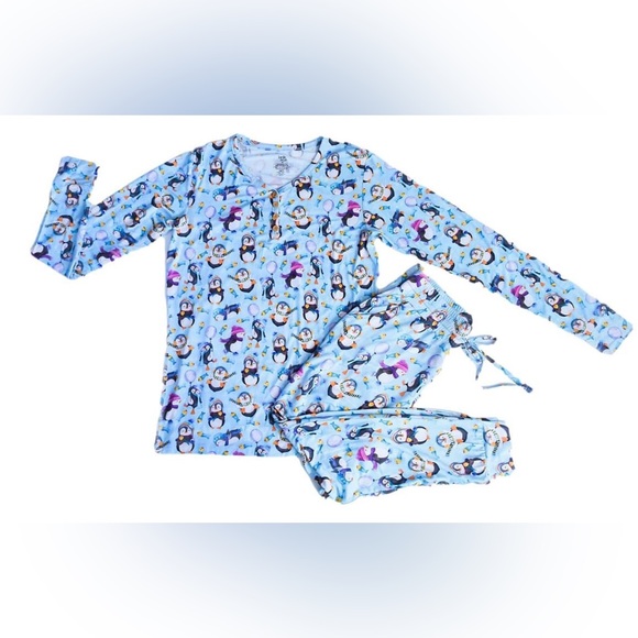 🐧NIB Birdie Bean Bamboo Mama PJ Set🐧 - Picture 2 of 5